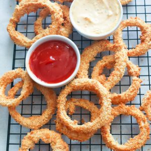 Crispy and delicious Air Fryer Onion Rings