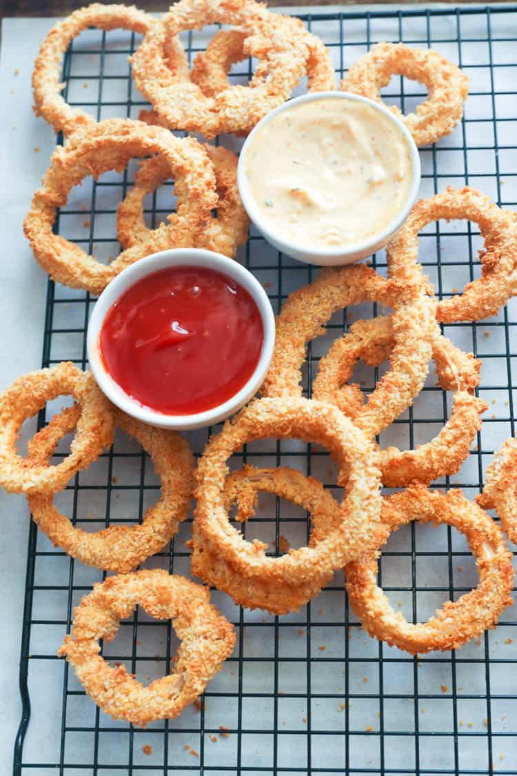 Crispy and delicious Air Fryer Onion Rings