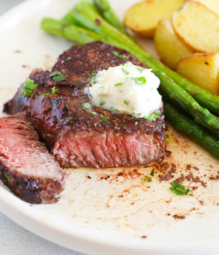 Filet Mignon in a Plate