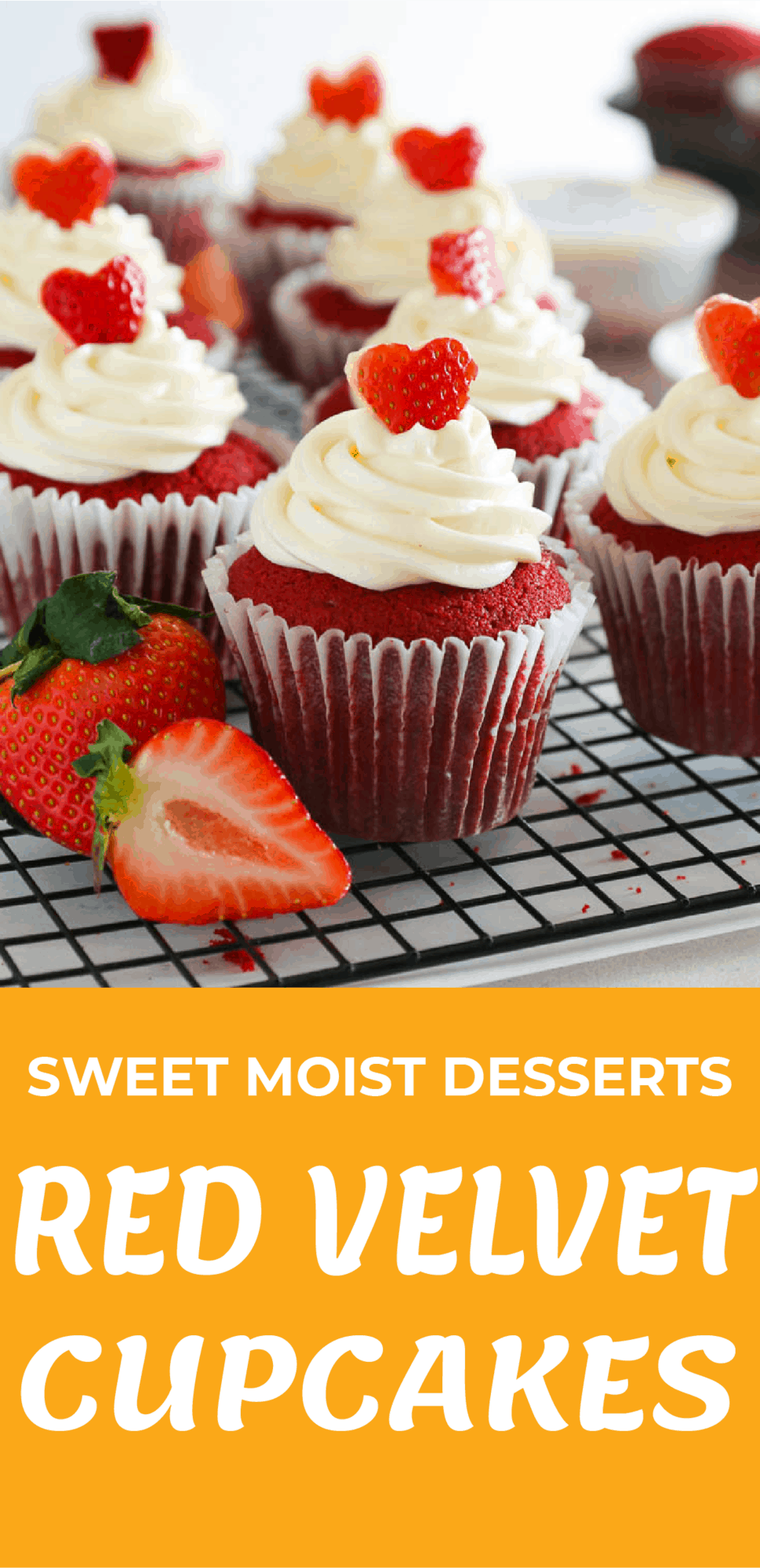 Sweet Moist Desserts Red Velvet Cupcakes