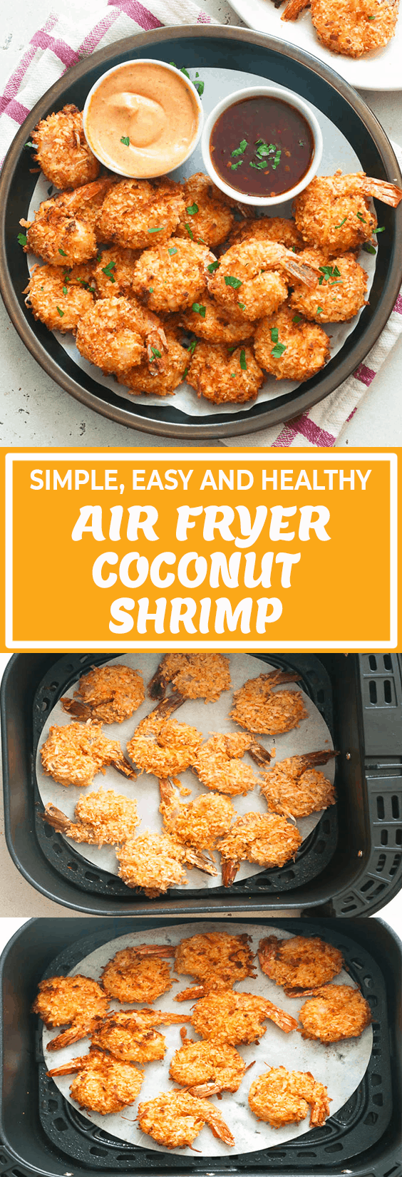 Air Fryer Frozen Coconut Shrimp – Melanie Cooks