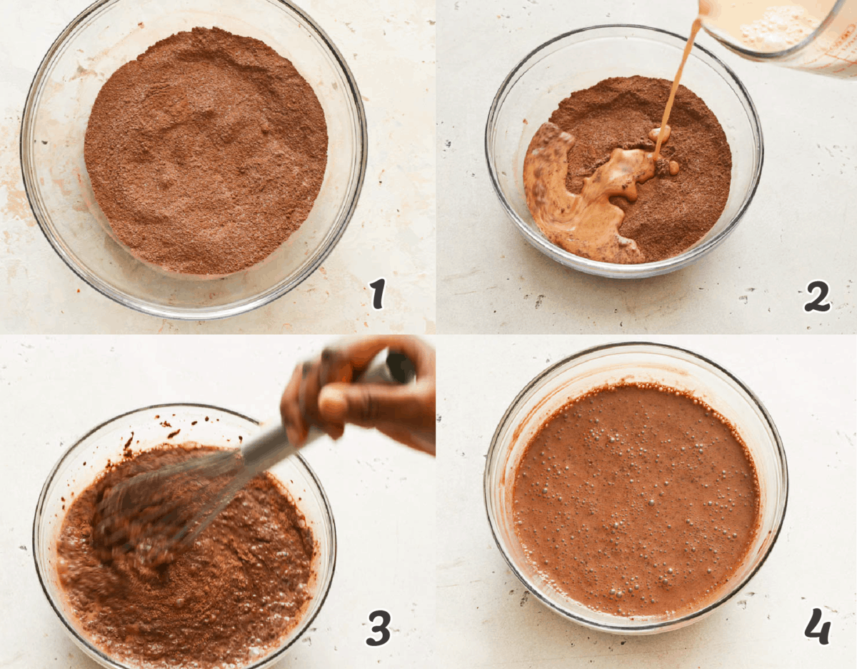 steps in making chocolate sauce