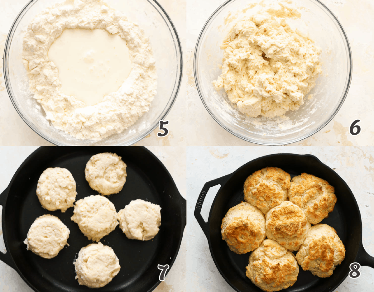 steps to make cathead biscuits