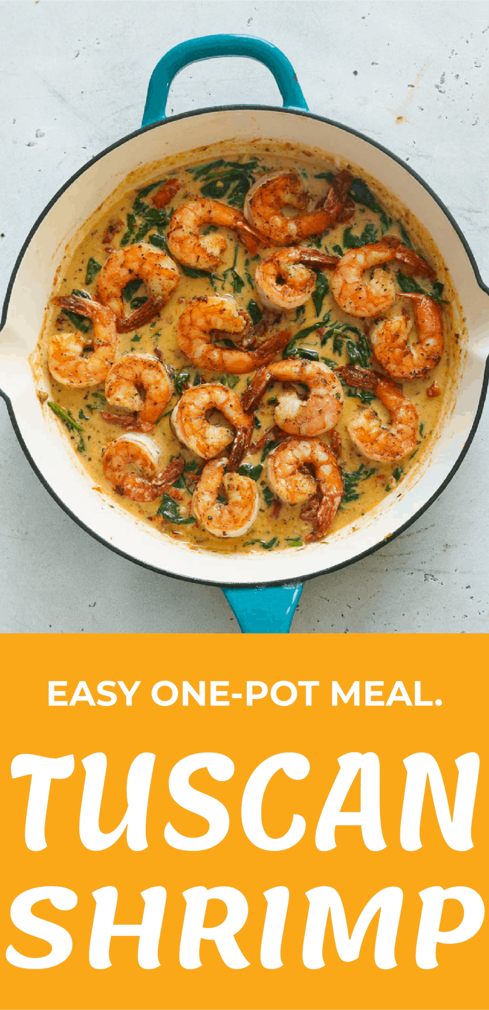 Easy One-Pot Meal Tuscan Shrimp