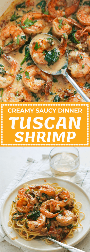 Creamy Tuscan Shrimp - Immaculate Bites Seafood