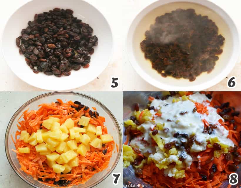 how to make carrot raisin salad