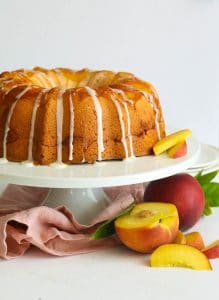 Fruit Dessert - Peach Cobbler Pound Cake