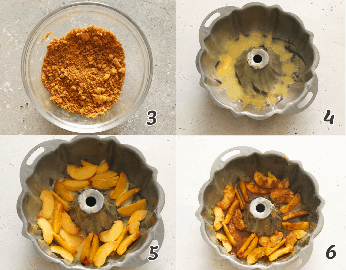 Cinnamon on peaches