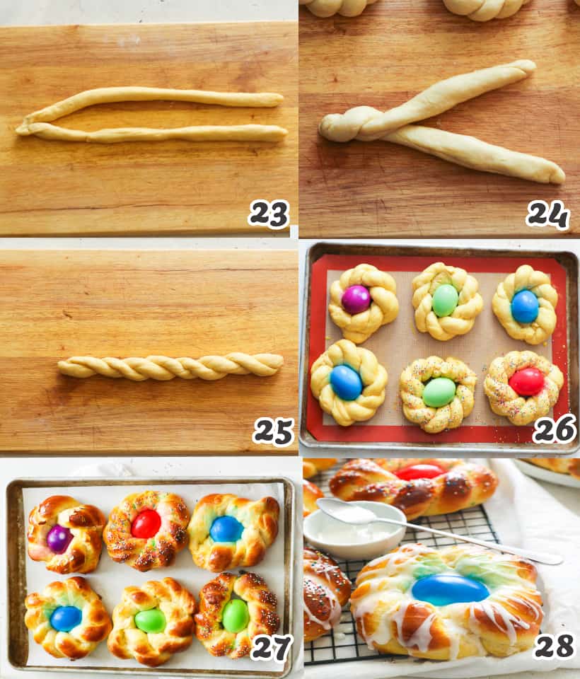 How to Make Individual Easter Bread