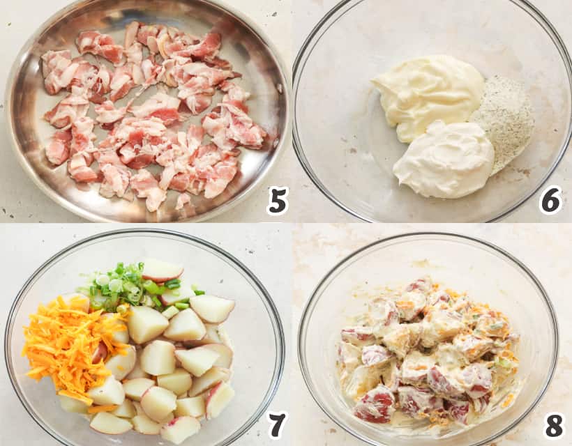 how to make ranch potato salad