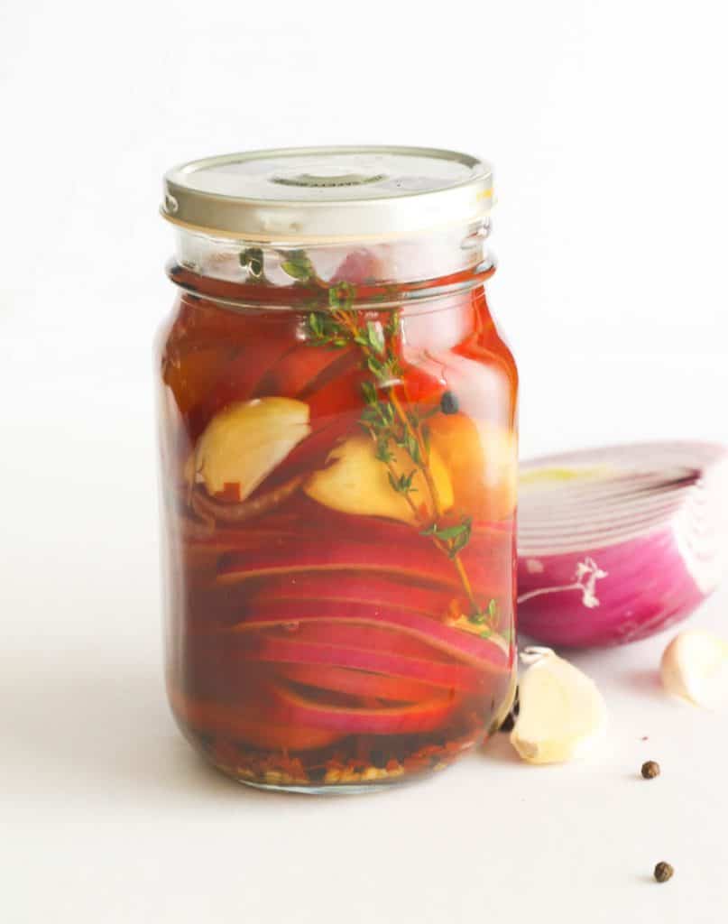 Pickled Onions in a jar