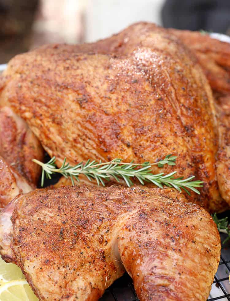 seasoned turkey and thyme