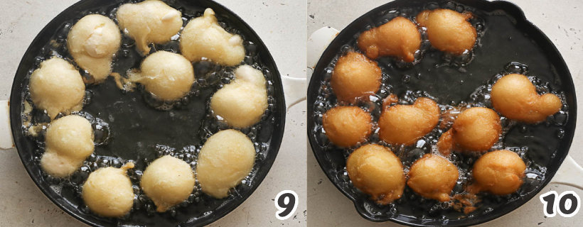 frying donut holes