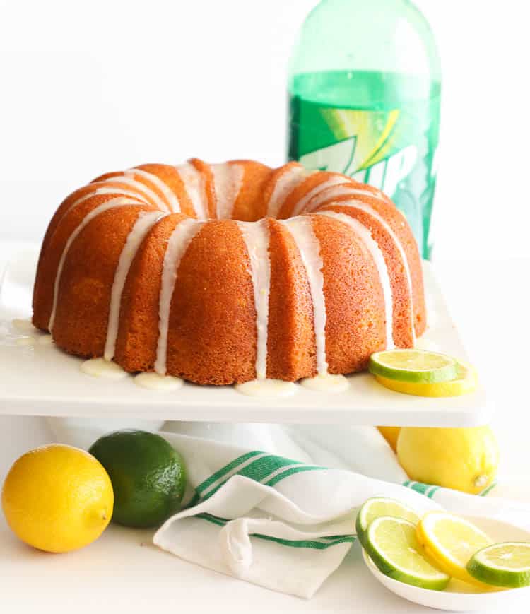 7UP Pound Cake with Lemons