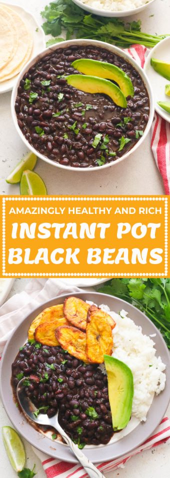 Instant Pot Black Beans - Immaculate Bites