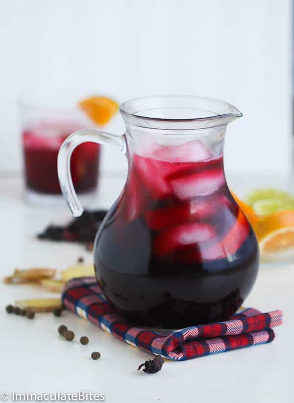 Jamaican Sorrel Drink is a red drink perfect for Juneteenth