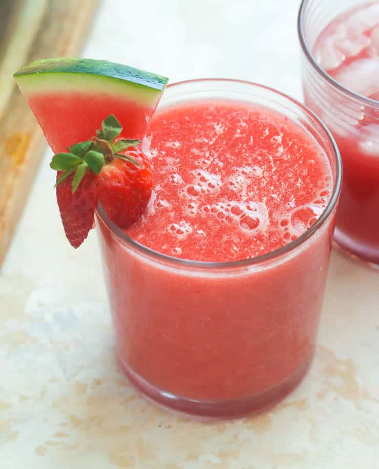 Strawberry Watermelon Juice for another Juneteenth recipe 