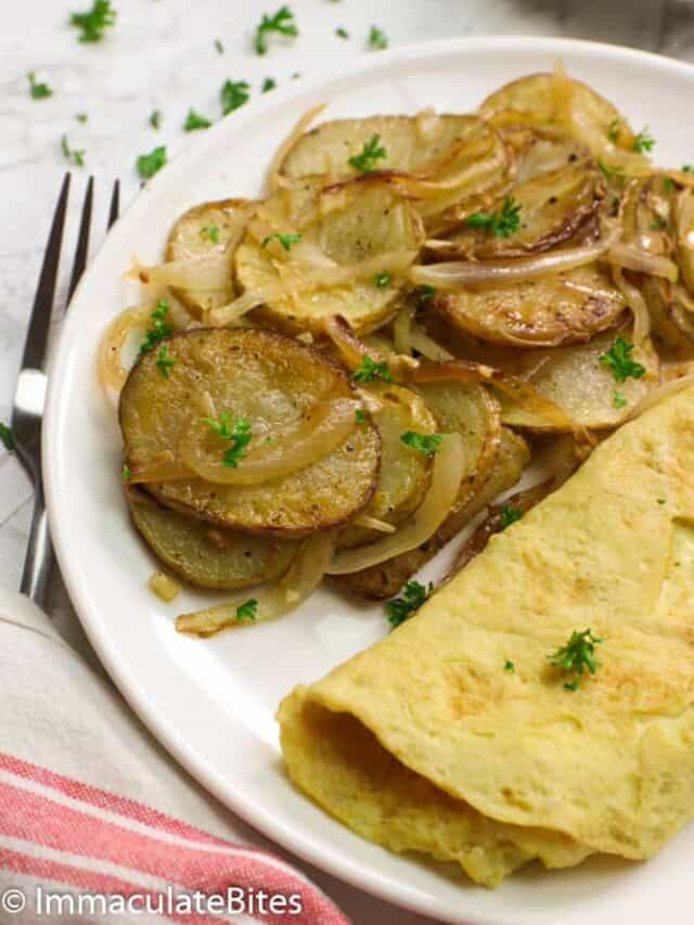 30 Minutes Fried Potatoes and Onions Quick, easy comfort food