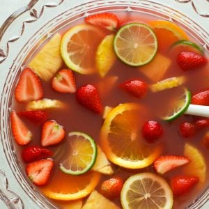 Jungle Juice in a Fruit Bowl ready to refresh you