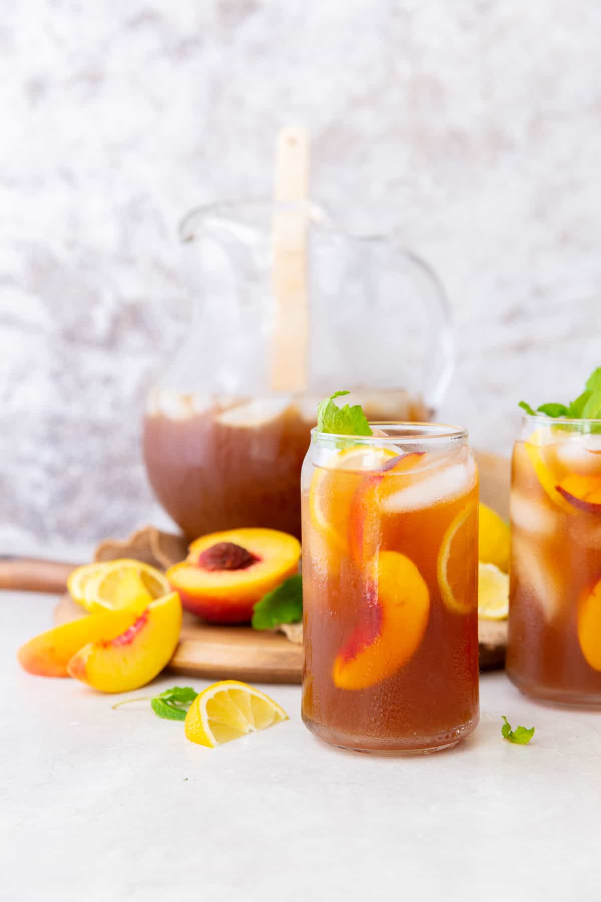 Peach Tea with Pitcher