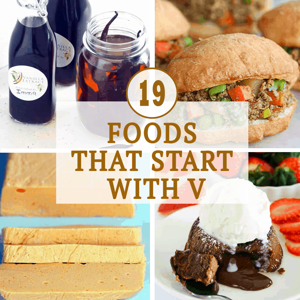 Foods That Starts with V