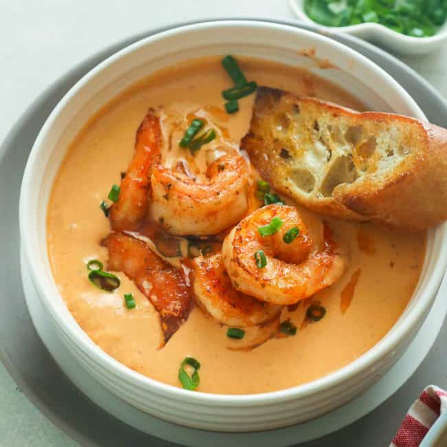 Shrimp Bisque (Plus VIDEO) - Immaculate Bites