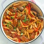 Sausage and Pasta in a Pan