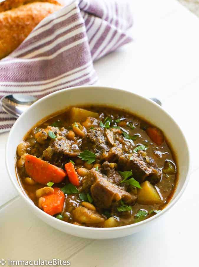 Delicious oxtail soup