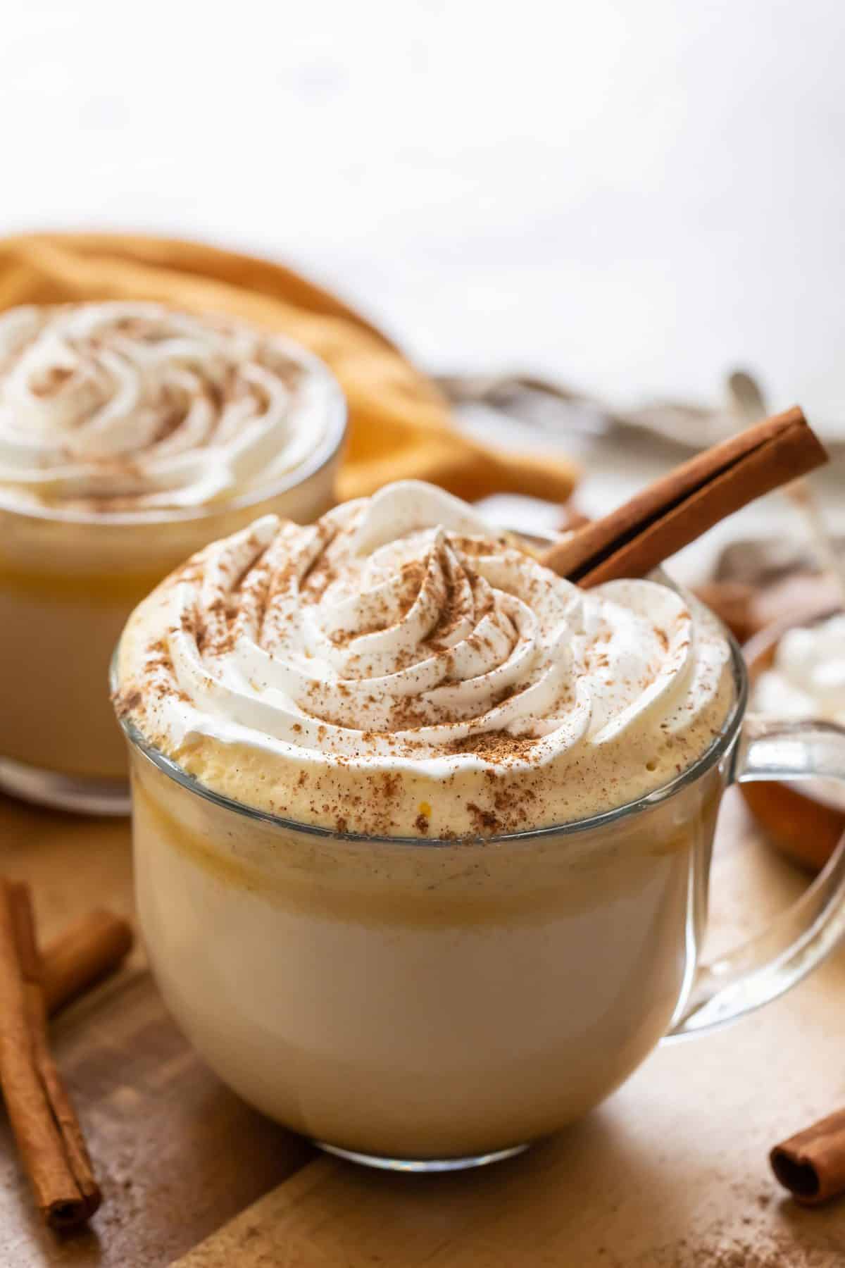 Pumpkin Spice Latte with Whipped Cream