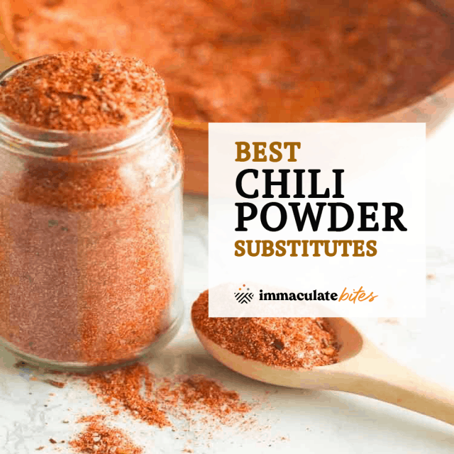 Substitutes for Chili Powder Immaculate Bites
