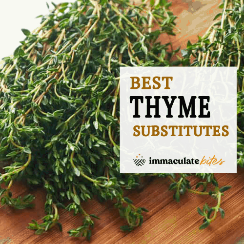 Best Substitutes For Thyme Immaculate Bites