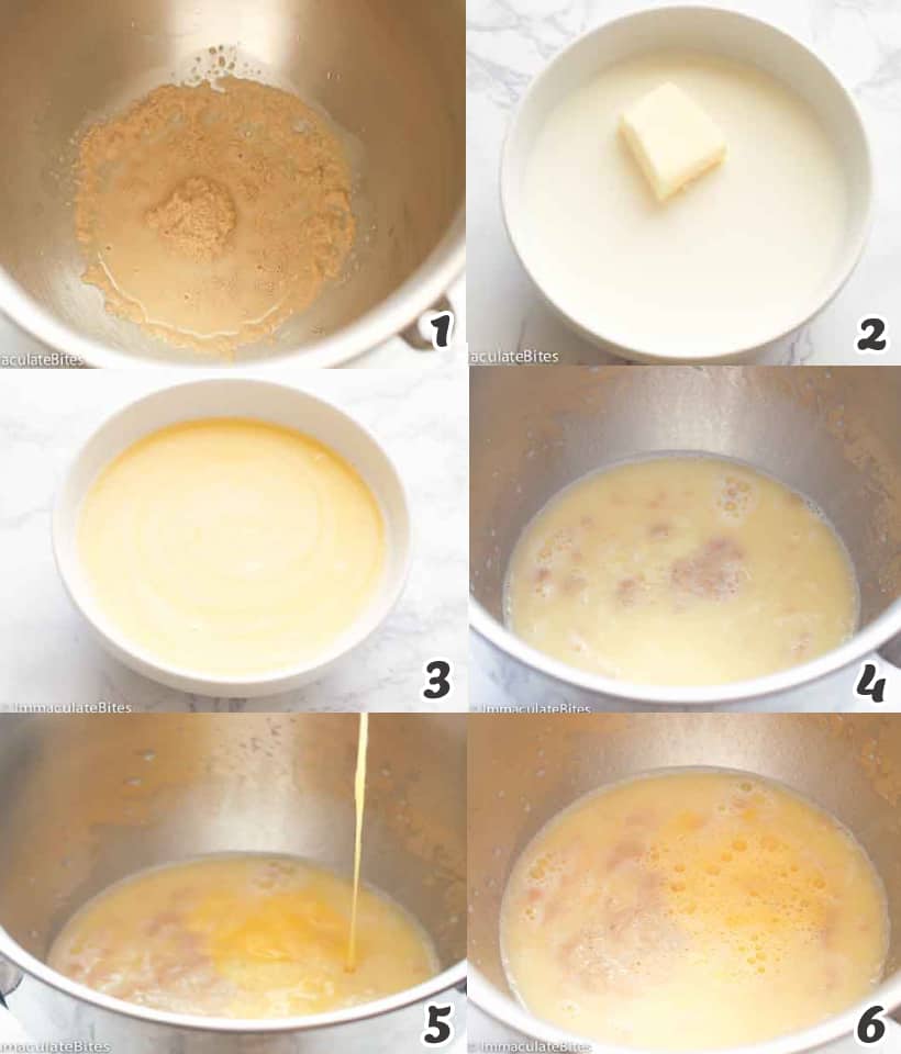Combining wet ingredients