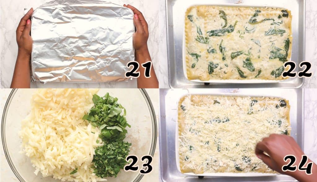 Chicken Lasagna Steps 21-24