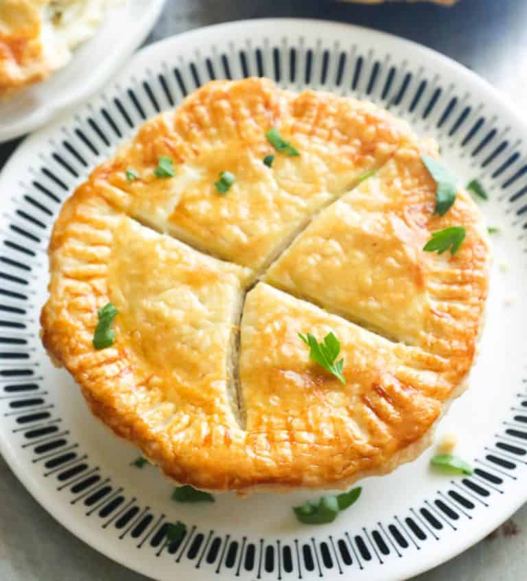 Toutiere Meat Pie Plated