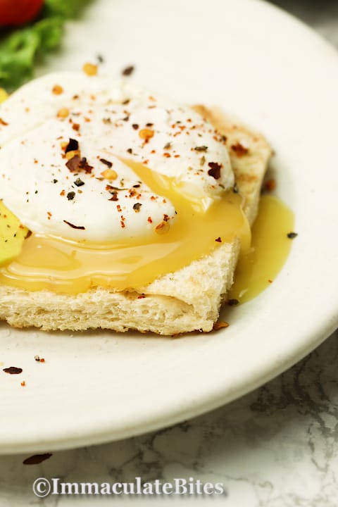 Poached Egg on Top of a Toast
