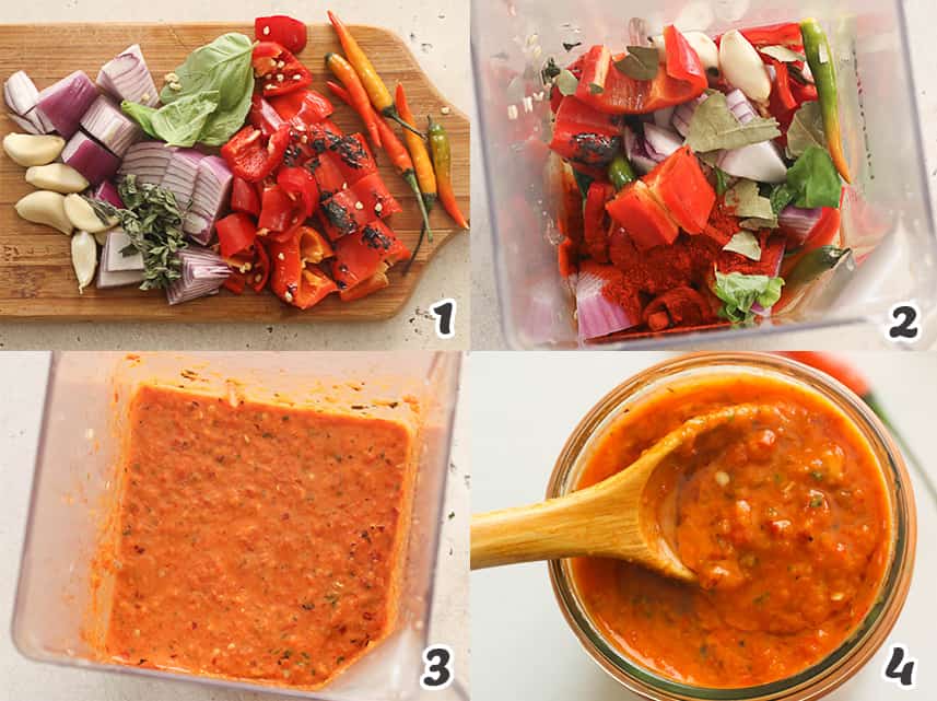 Get your ingredients together and puree