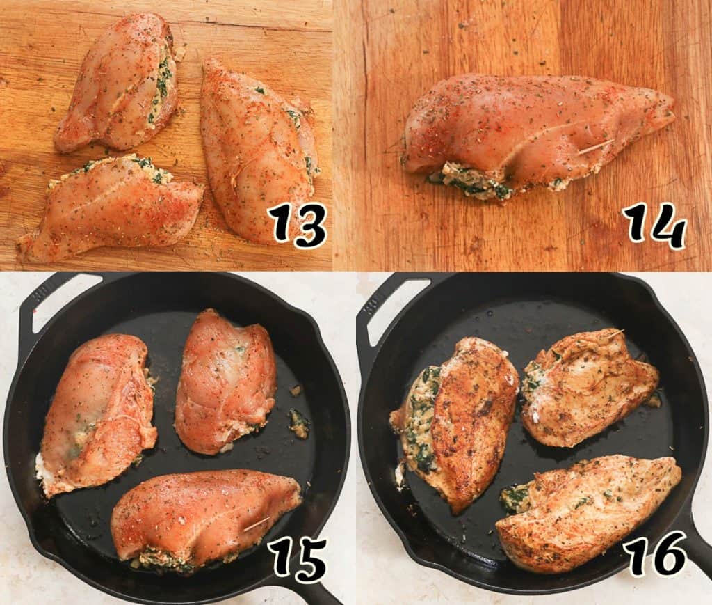 Spinach Chicken Breasts 13-16