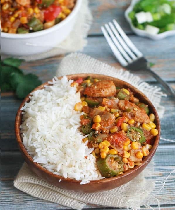 Creole Chicken Okra with Rice