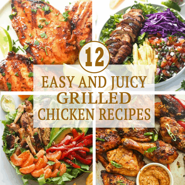 12 Easy and Juicy Grilled Chicken Recipes - Immaculate Bites