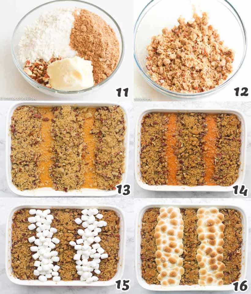 Putting the streusel on top