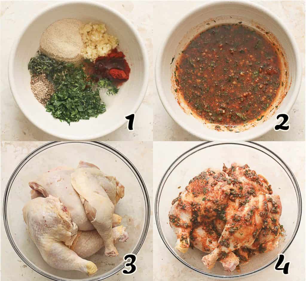 Baked Chicken Leg Quarters 1-4