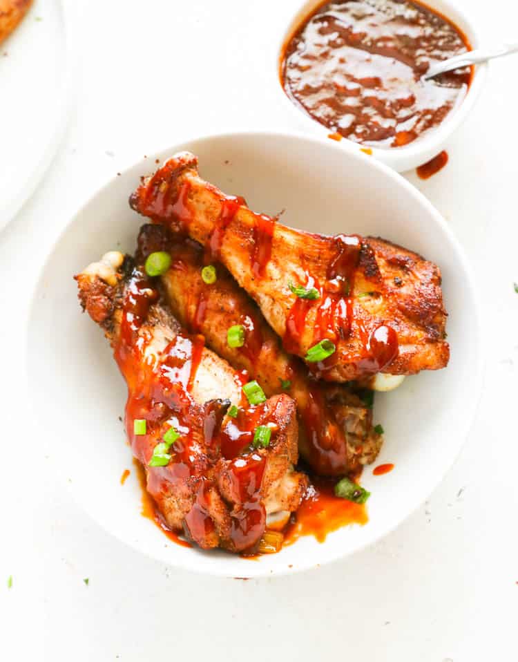 Baked Turkey Wings with Sauce