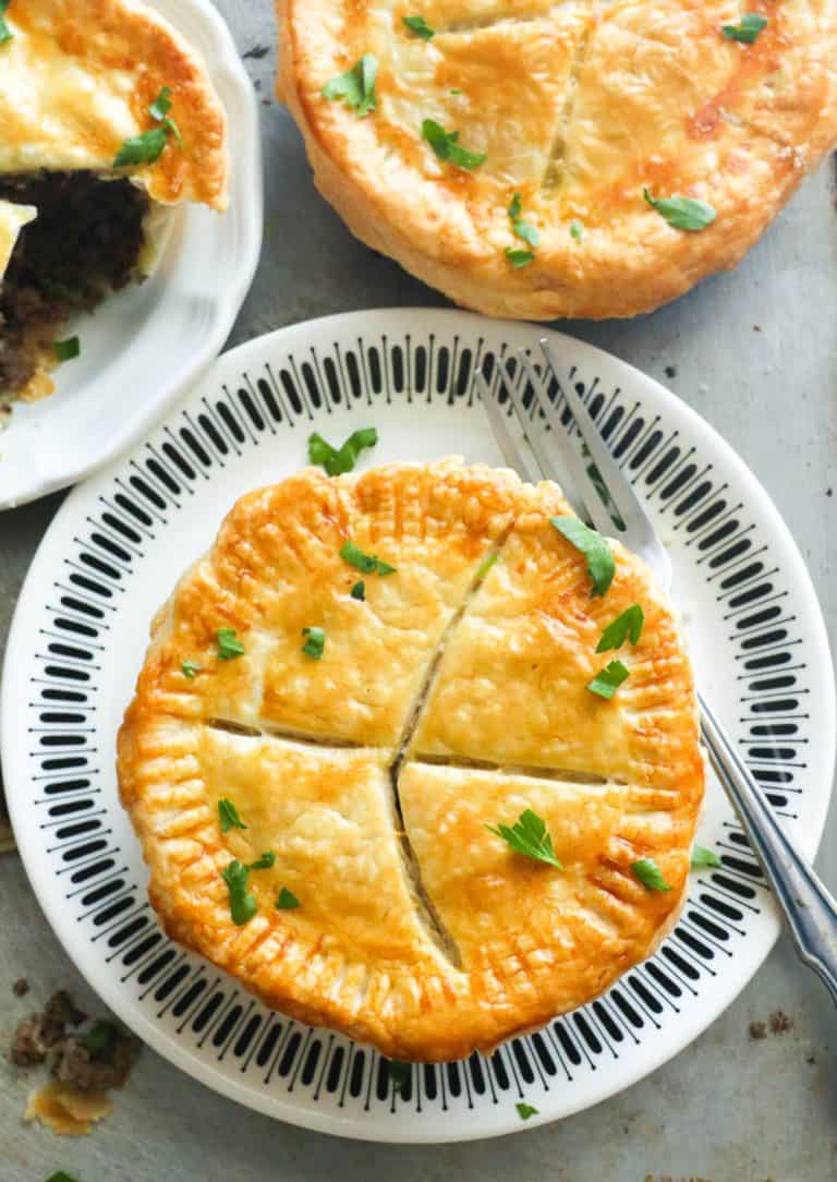 Meat Pie on a Plate