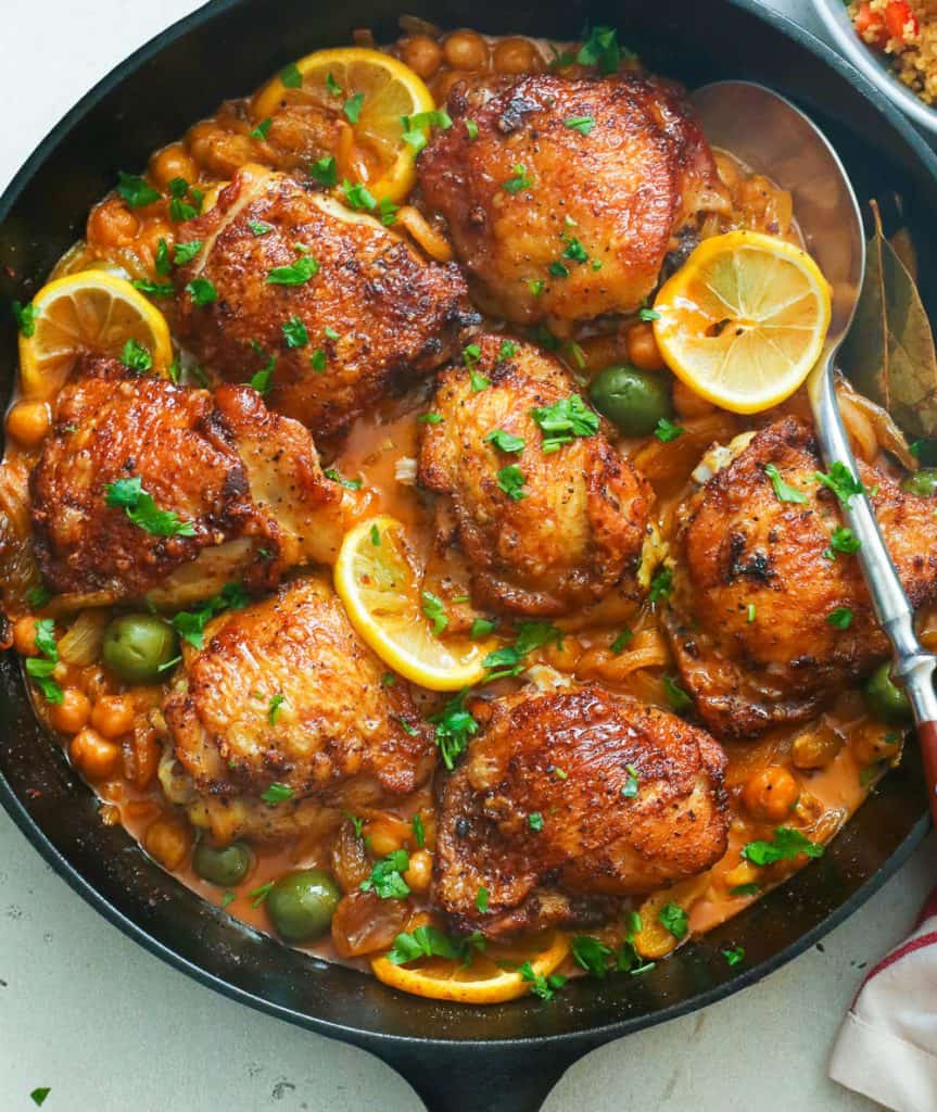 Chicken Tagine in a Skillet