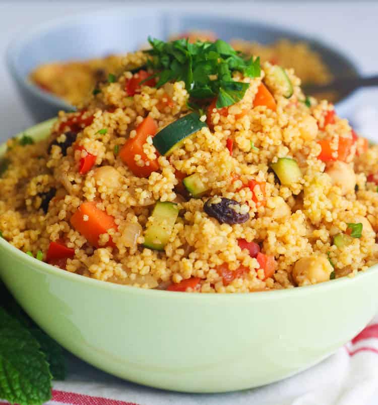 Moroccan Couscous (Plus VIDEO) - Immaculate Bites