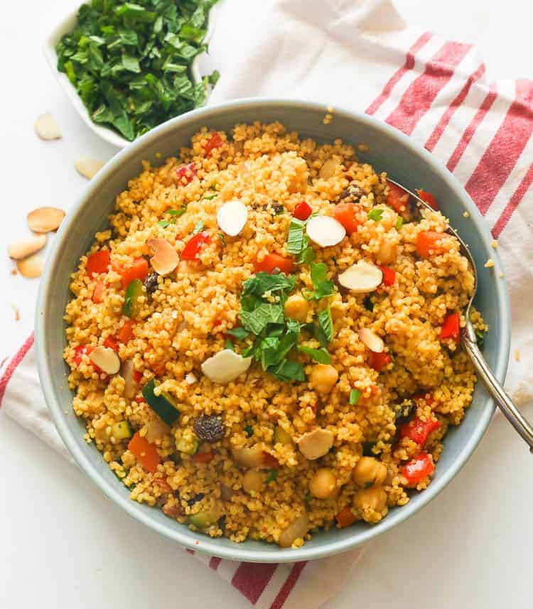 Moroccan Couscous (Plus VIDEO) - Immaculate Bites