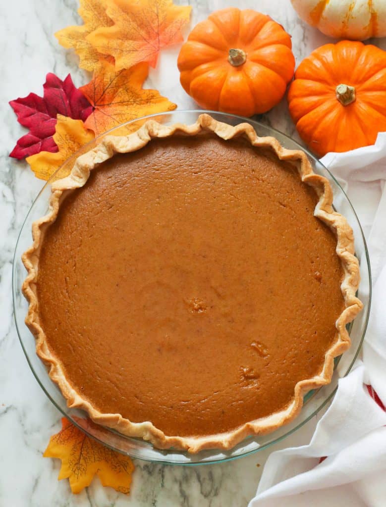 Freshly Baked Pumpkin Pie