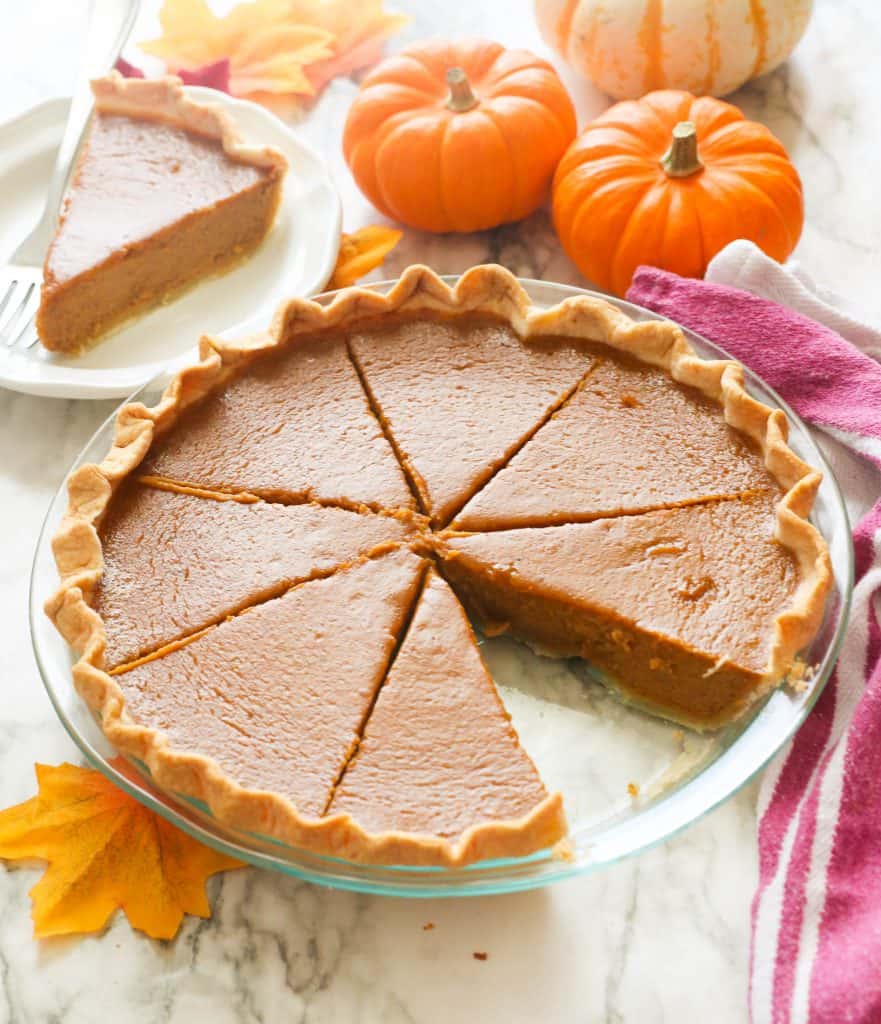 Sliced Pumpkin Pie