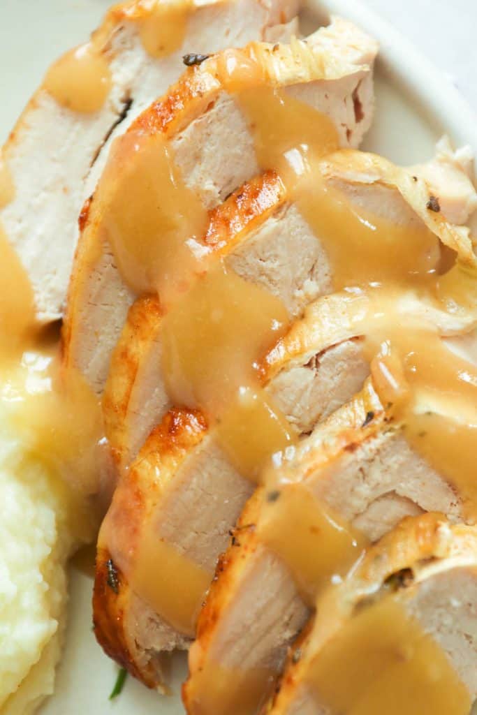 Baked Turkey Smothered with Gravy