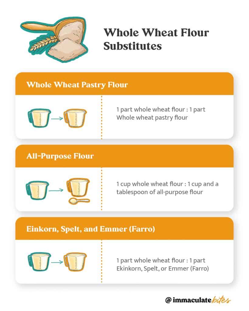 Whole Wheat Flour Substitutes